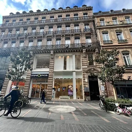 L Alsace Lorraine - A 5min Place Du Capitole -free Checkin -wifi Lejlighed *