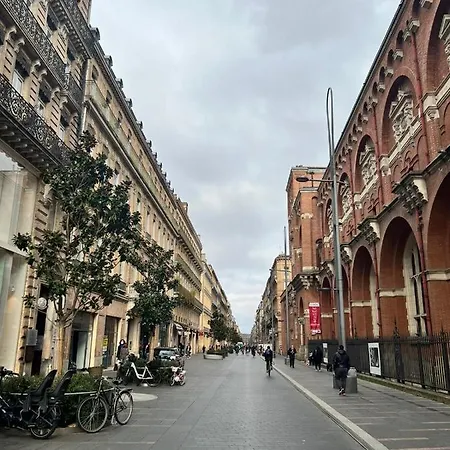 L Alsace Lorraine - A 5min Place Du Capitole -free Checkin -wifi Apartament
