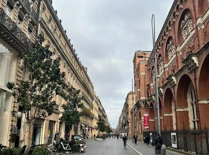 L Alsace Lorraine - A 5min Place Du Capitole -free Checkin -wifi شقة